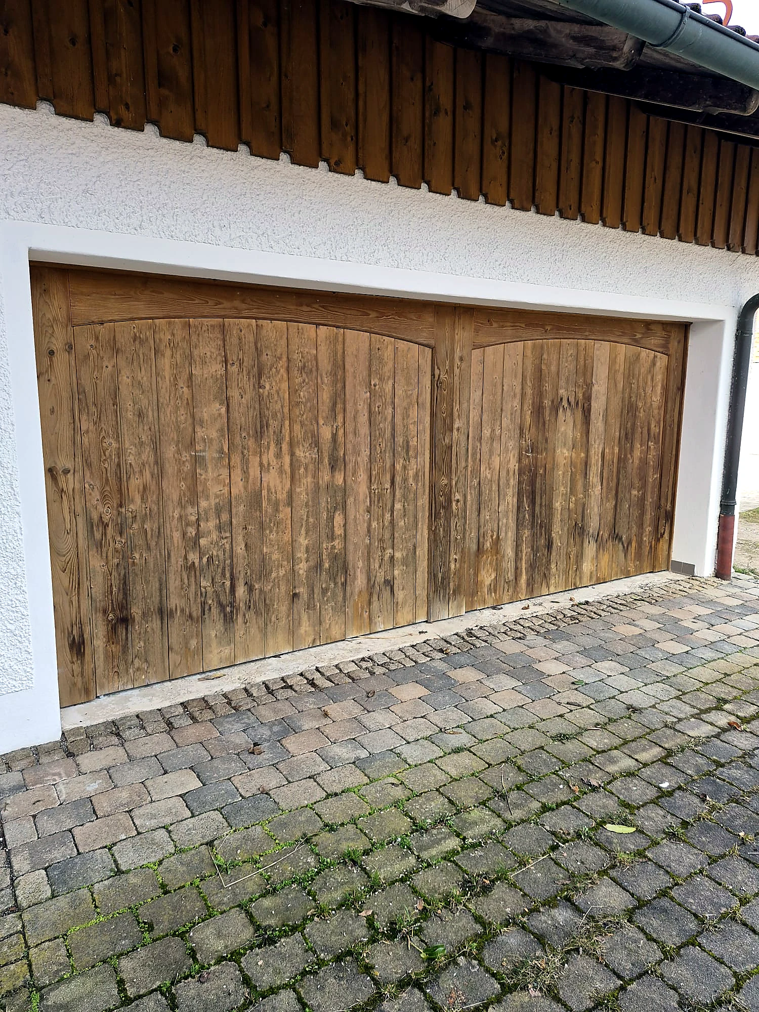 Garagentor vorher