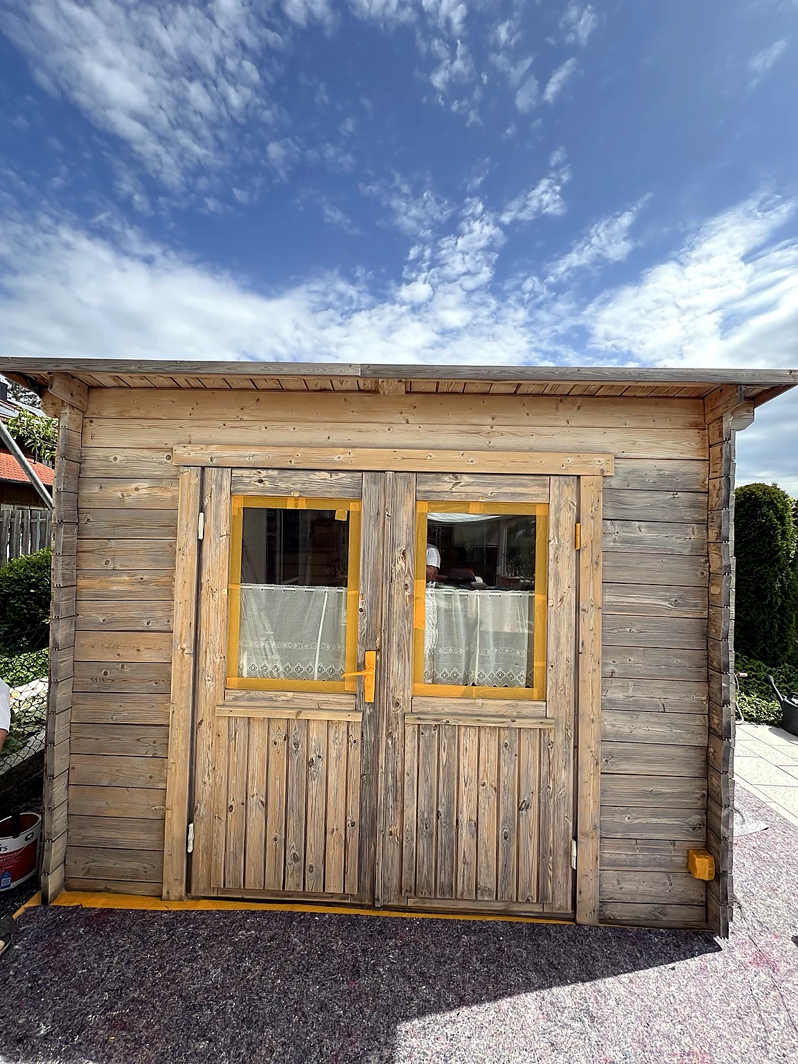 Holzhaus vor der Aufbereitung